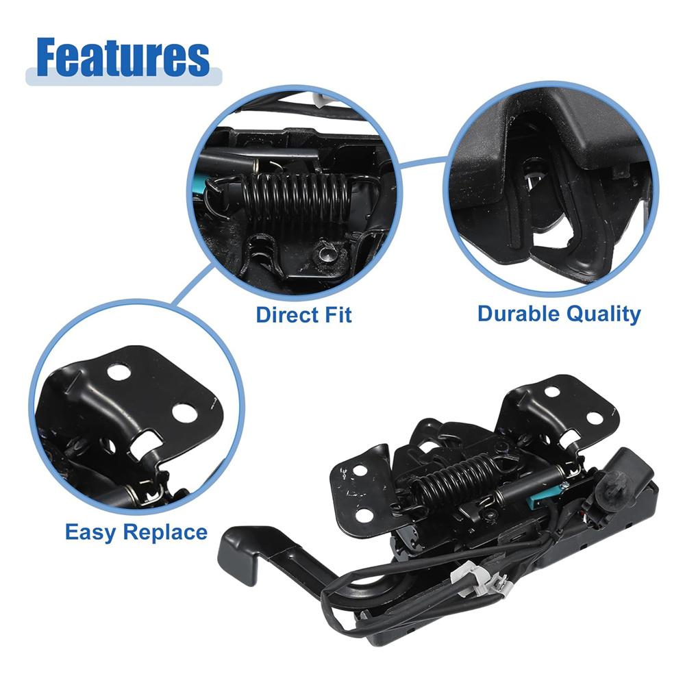 1x Hood Lock Latch Assembly 81130-D5010 For Kia Optima 2016-2020 1.6L 2.0L 2.4L