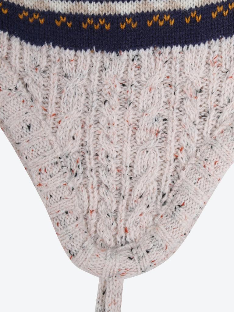 Patterned Knit Earflap Hat HPAHOEFV08