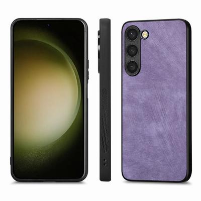 Для Samsung Galaxy S22 5G Чехол Противоударный Тонкий Ретро Кожаный Чехол-накладка на заднюю панель телефона