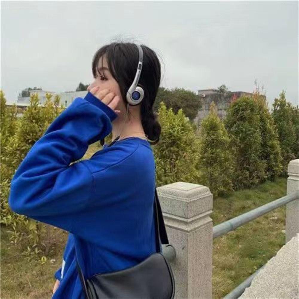 Гарнитура Millennium Wind Retro Personality Проводные наушники Классические наушники Y2K Наушники Outdoor Mp3