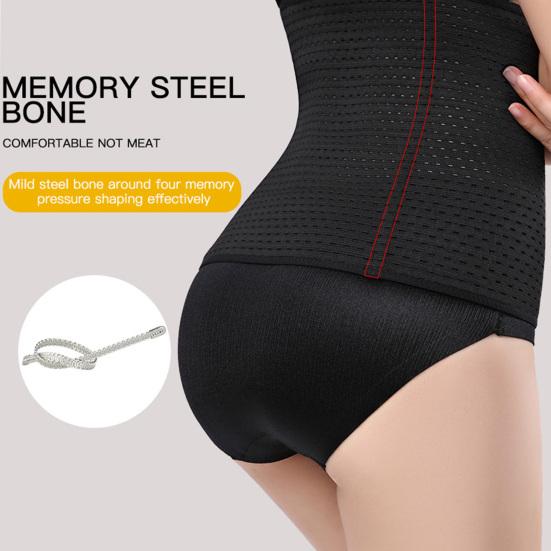 Waist Slimming Belt Good Elasticity Fat Burning Adjustable Cut-out Breathable Body Sculpting Tight Waist Trainer Body Shaper Corset Daily Wear