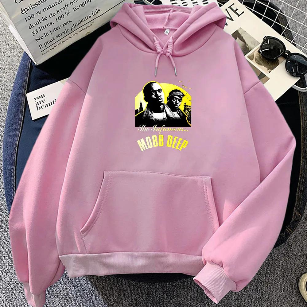 Mobb Deep Popular Graphic Hoodies Funko Pop Hip Hop Sweatshirt for Autumn/Winter Comfortable Clothing Moletom Fashion Pullovers