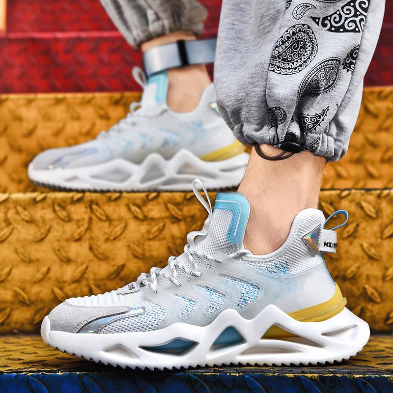 New Men's Shoes Breathable Shoes for Men's Trendy Running Shoes Casual Light Outdoor Sports Dad Shoes for Men