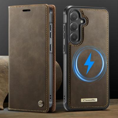 Подходит для чехла для мобильного телефона Samsung S25 S24Fe Раздельный откидной кожаный чехол S23Plus Подставка S22 Вставная карта S20 Магнитное притяжение