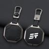 Auto Key Fob Cover Case Mount Housing Fit For Chery Auto Jetour Traveller Jetour T2 Zinc Alloy Genuine Leather Protect Key Ring Auto Accessories
