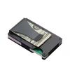 Минималистичный кошелек для мужчин и женщин - Тонкий RFID-кошелек, устойчивый к царапинам, держатель для кредитных карт и зажим для денег, Легко снимаемые деньги