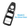 Car Interior Door Carbon Fiber Window Lift Switch Button Panel Trim Cover Replace For BMW 1 3 Series F20 F30 F31 F34