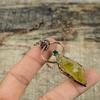 Citrine Rough Pendant Electroformed Copper Pendant Handmade Electroformed Jewelry Zambian Emerald Gemstone Pendant Copper Jewelry For Gift