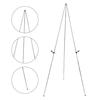 Display Stand Adjustable Height Anti-slip Solid Collapsible Fixed Poster Metal Wedding Sign White Easel Stand The Party