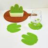 Safe Anti Scald Cactus Coasters Set Creative Heat Resistant Coaster Flowerpot Holder DIY Anti-fouling Cactus Cup Mat Tableware