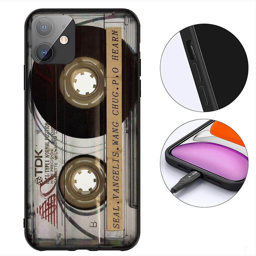 Cassette Wallpaper Tape Phone Cover for Xiaomi Redmi Note 13 14 ProPlus Pro Plus 14C A4 13C Pro+ Note14 Protective Case