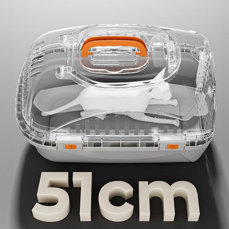 Portable Cat Travel Carrier with Skylight