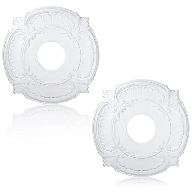 1шт декоративный потолочный вентилятор медальон круглая ПУ световая панель для светильников потолочные вентиляторы люстры 30см