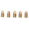 5Pcs 3D Printer Brass Nozzles Tight Connection Heat Resistant 500 Celsius  CHT Brass Nozzle for Bambu Lab