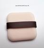 Big Brand Camel Plush Ultra-Thin Rectangular Powder Compact with Cushion Flocked Puff