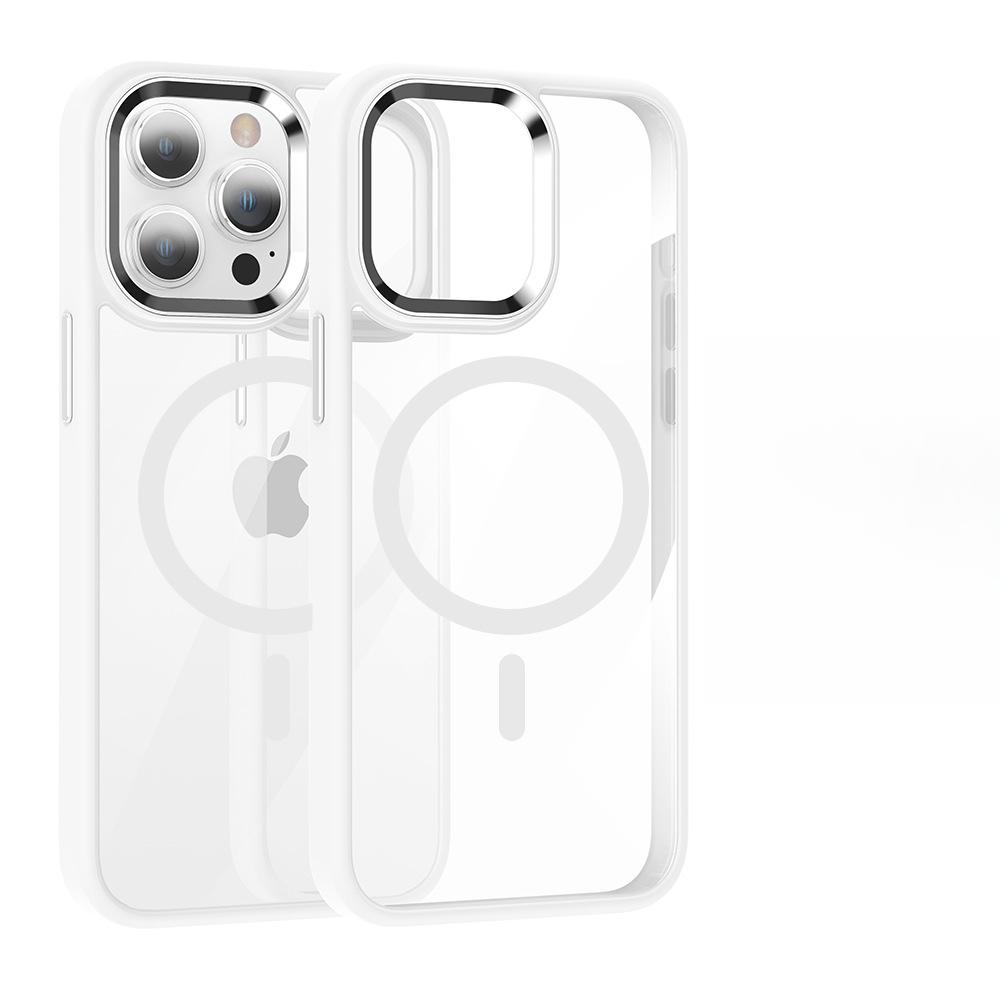 Applicable To Apple 16 Mobile Phone Case IPhone 14 Metal 13 Transparent 15 ProMax Skin Feeling 12 Magnetic 16E Set 15