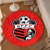 1PC rug Soccer Team Crest Design Round mat Home Decor, Chair rug For livingroom,Bedroom, doormat home decor Birthday Gift Christmas Gifts