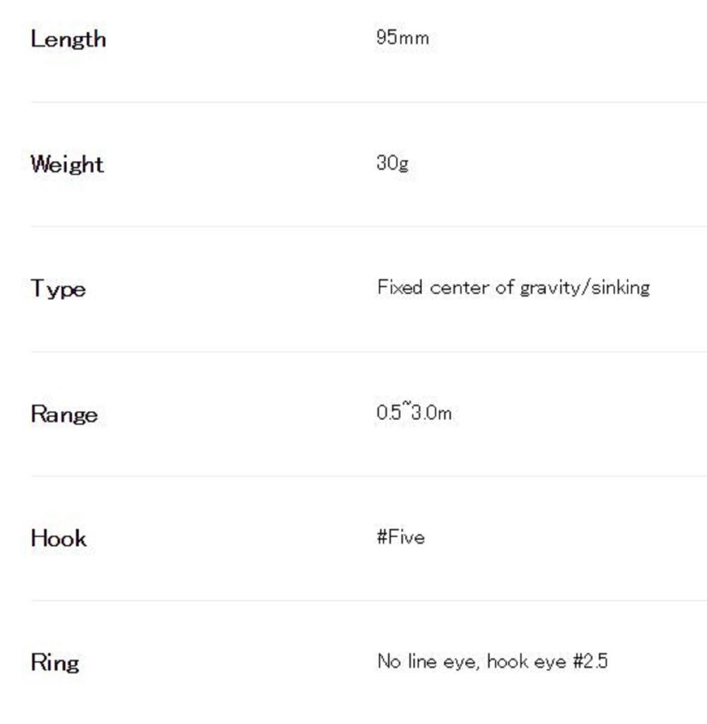 DUO Beach Walker Wedge 95 мм 30 грамм Тонущая приманка CYA0706 (6105)