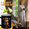 350 мл Новая Кофейная Кружка Смешная Курица F-Caw-F Контейнер для Напитков Керамическая Кофейная Кружка Чашка для Чая Подарки Для Мужчин Женщин Друзей Семьи
