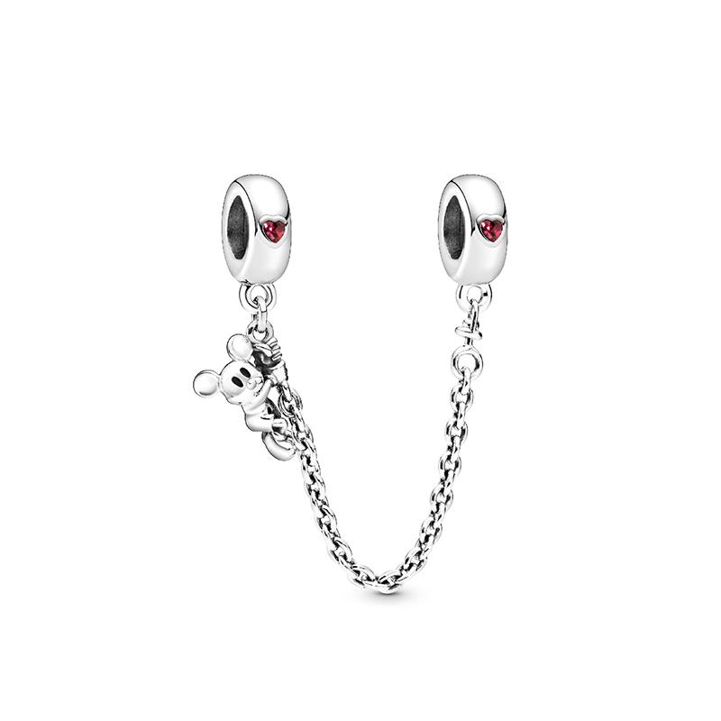 Charms Copper Mickey Minnie Charm Beads Fits Bracelet Bangle Necklace For Women Luxury Diy Jewelry Fine Festival Gift