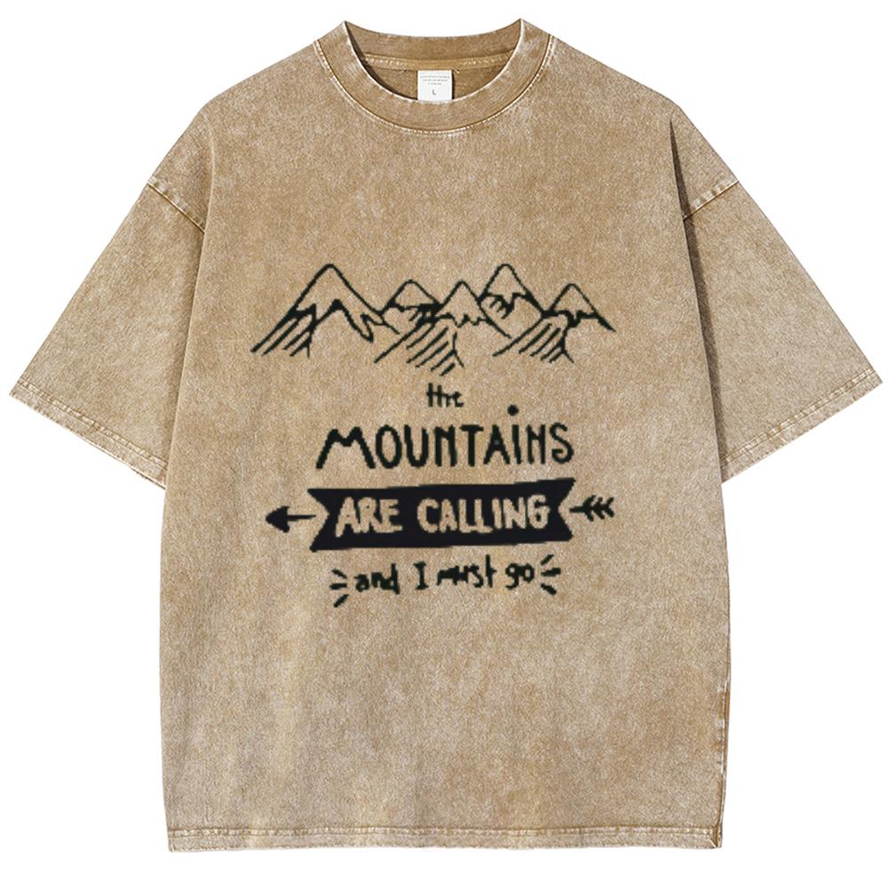 Винтажная повседневная женская футболка с принтом пик, расписанная вручную, стираная джинсовая ткань, свободный круглый вырез, короткий рукав, стиль унисекс