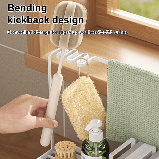 Стеллаж для хранения, держатель для губки, прочная конструкция, прочная несущая способность, кухонная, для спальни, для мытья посуды
