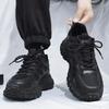Men's Black Breathable Casual Sports Safety Shoes for Autumn