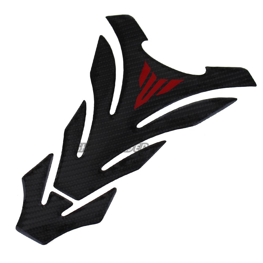 3D углеродное волокно мотоциклетной накладки на топливный бак, защитная наклейка, наклейки для Yamaha MT01 MT03 MT07 MT09 MT10 MT 01 03 07 09