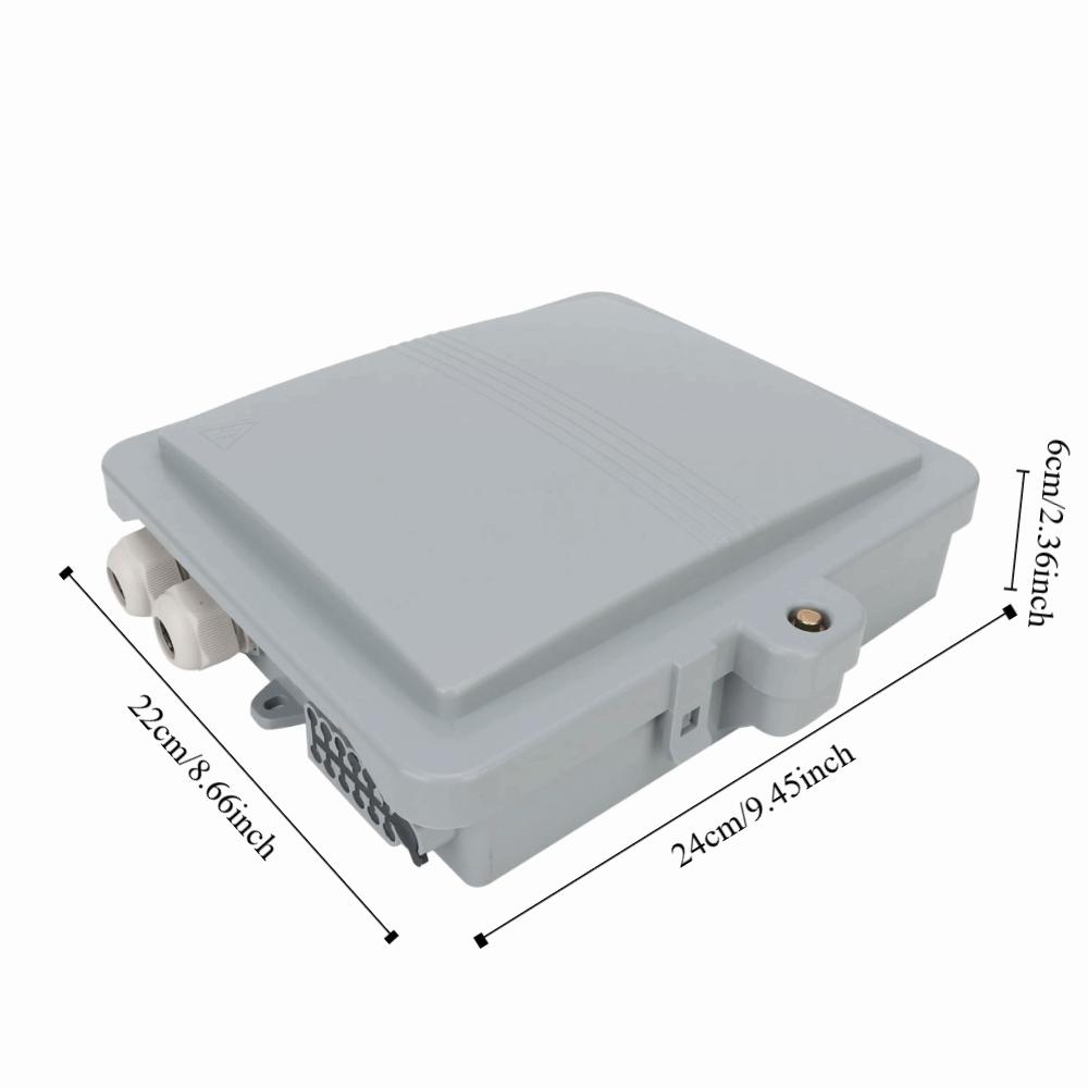 12 Core Fiber Optical Terminal Box Waterproof Distribution Enclosure Telecommunication Networks