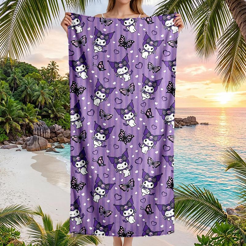 Large Beach Towel Quick Dry Absorbent Towel For Beach IndoorKuromi
