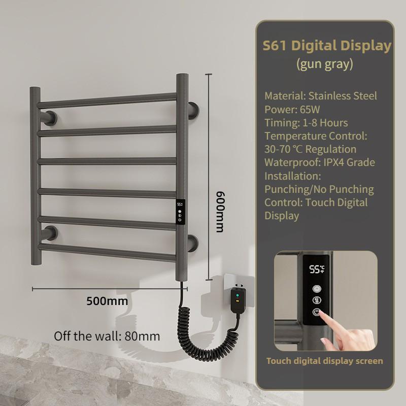 Сушка Стерилизация Держатель для полотенец Бытовой Гостиничный Интеллектуальный Электрический Полотенцесушитель Ванная Постоянная Температура