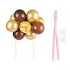 10 Pcs 4 Inch Balloons Cake Topper Happy Birthday Mini Balls Cake Topper DIY Baking Decoration for Anniversary Birthday Party Baby Shower Decor
