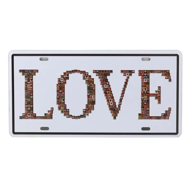 Я люблю водку, пиво, тарелку, металлическую пластину, номер автомобиля, жестяные вывески, бар, паб, кафе, домашний декор, металлическую вывеску, человек, пещеру, гараж, таблички для рисования C13