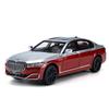 1/24 BMW THE 7 760Li Миниатюрная литая игрушечная машинка Модель 1:24 открывающиеся двери со звуком и светом, коллекция подарков для детей