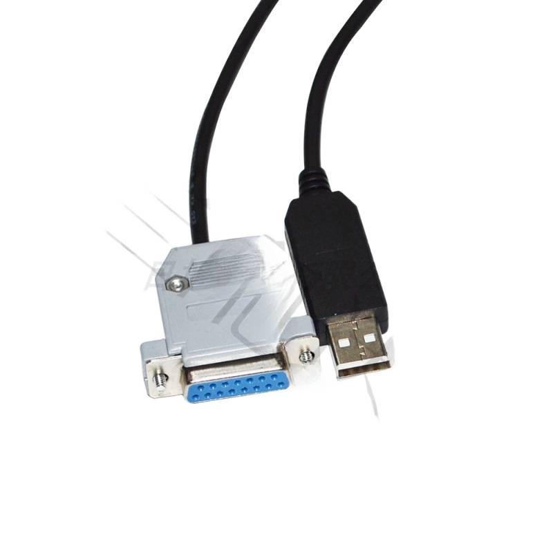 Кабель FTDI USB на DB15 M/F для весовых приборов Zhongfei с последовательным портом RS232