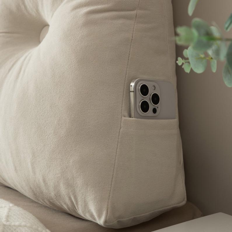 Треугольная подушка для изголовья для кровати и общежития - Мягкая татами спинка