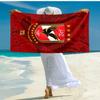 1pc Al Ahly FC Beach Towel, Comfortable and Thick, and Swimming/Bath/Picnic/Camping Towel, Suitable for Seaside Beaches