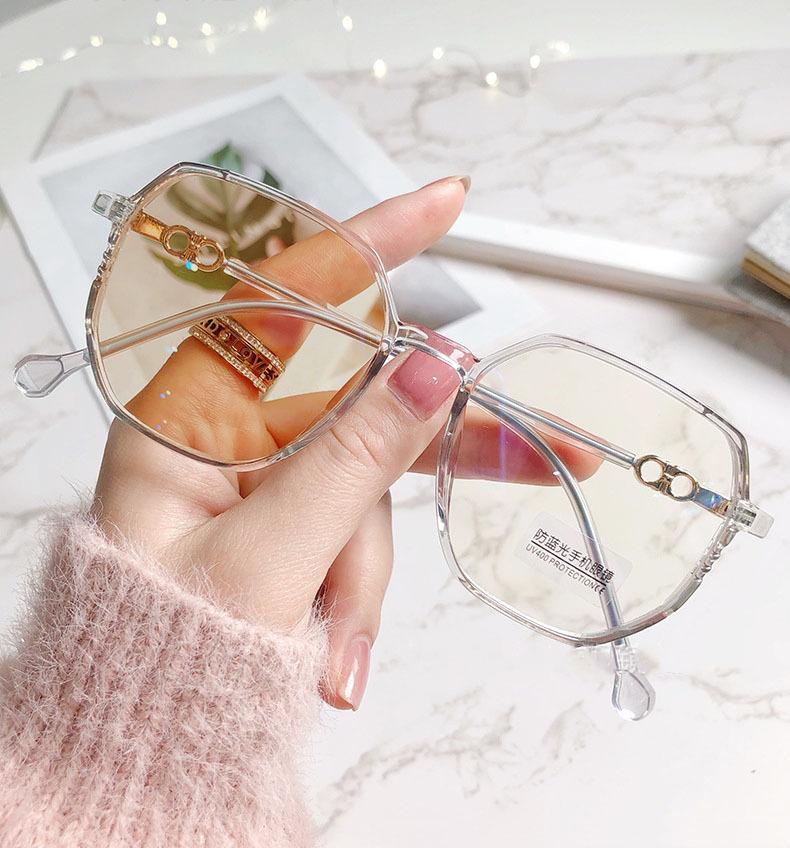 Ультралегкие светочувствительные очки с изменением цвета, защищающие от синего света, студенческие модели, с плоским световым лицом, оправа для очков для близорукости с защитой от синего света