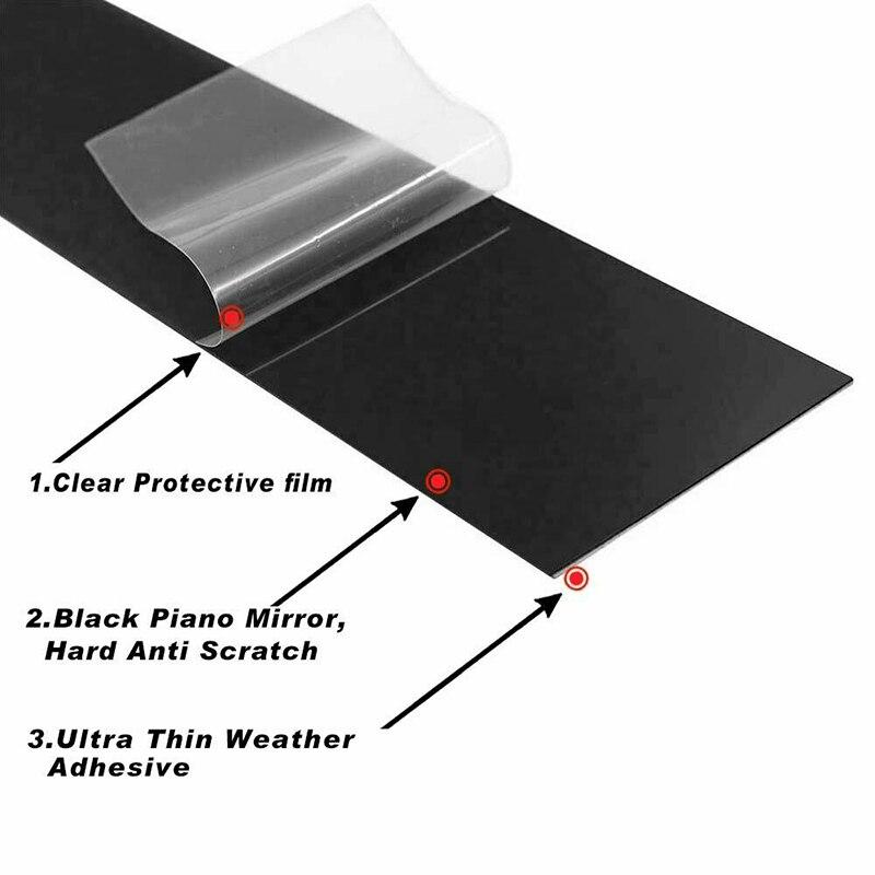 8 шт. глянцевые черные стойки для окон, накладка на дверь, декоративная наклейка на панель, подходит для Land Rover Range Rover Velar 2018-2023