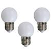 3 Piece E27 1W LED Golf Ball Light Bulb Holiday Globe Lamp 220V Warm White