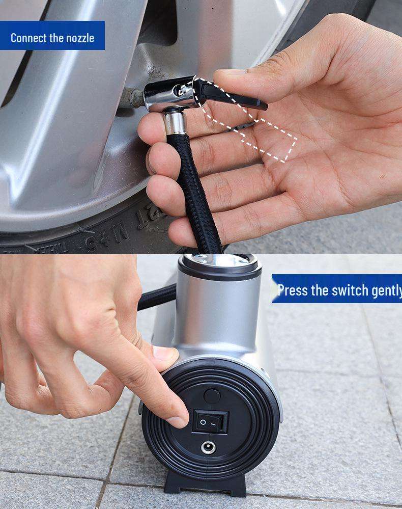 Портативный 12В Мощный Электрический Насос для Шины для Легковых Автомобилей и Седанов