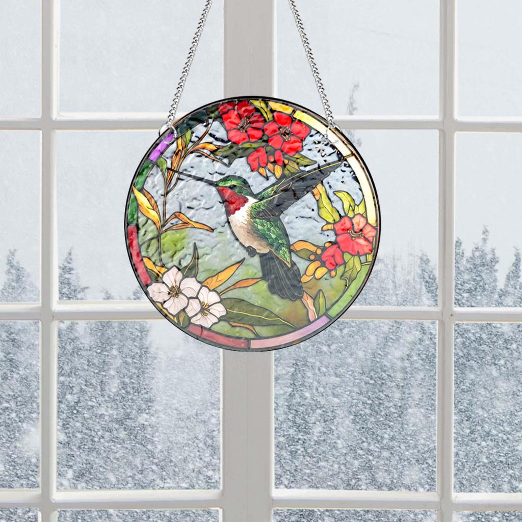 Beautiful Glass Bird Wall Decor for Home and Garden