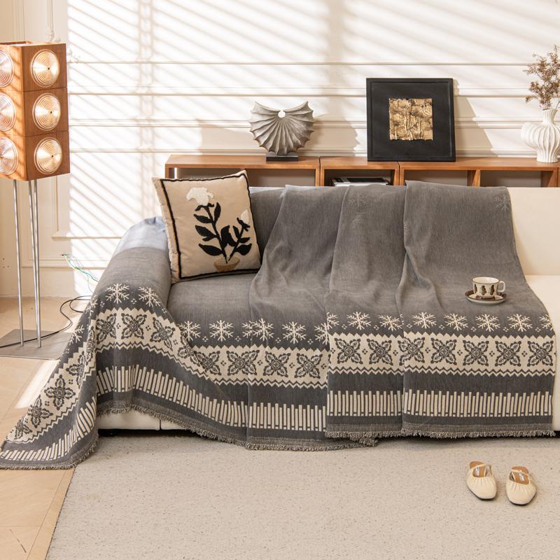 Шенилл Защита от кошек Цветы Кошки Чехол на диван Полное покрытие Нескользящий Диван Всесезонный Универсальный Диван Одеяло для кемпинга Защита от пыли