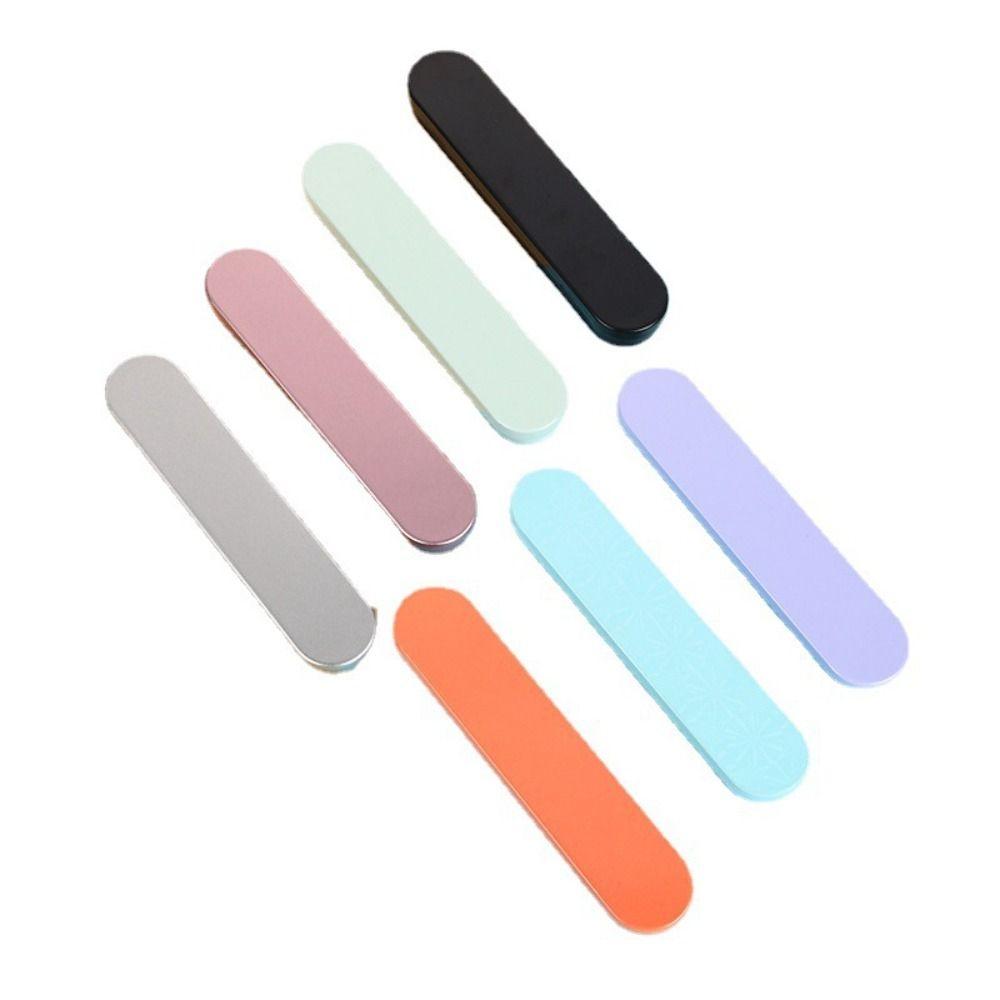 Подарочный чехол для ручек, канцелярские принадлежности, металлическая коробка с откидной крышкой, персонализированная прямоугольная жесть, касса