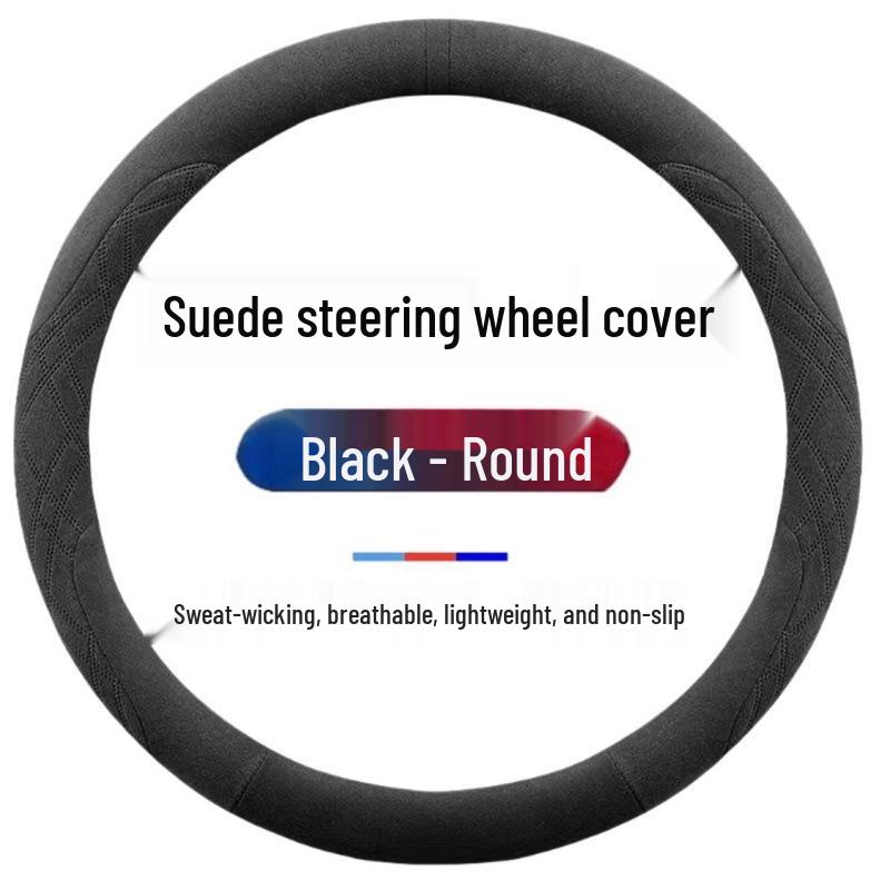 Suede Steering Wheel Cover for MG Models: MG6, HS, MG5 New Energy, MG3, SGM3, Navigator, ZS, Rui Teng, Rui Xing.