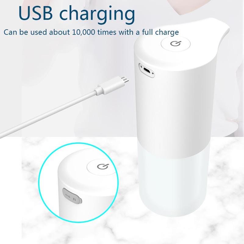 350 мл Автоматический Интеллектуальный Инфракрасный Диспенсер для Мыла USB Зарядка Бесконтактная Машина-Диспенсер для Мыла для Ванной Комнаты Кухни | Диспенсеры для Жидкого Мыла