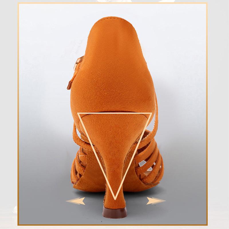 Туфли на высоком каблуке для взрослых женщин для латиноамериканских танцев, профессиональные, из овчины и бархата, современные бальные танцы, танго, сальса