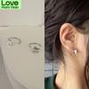 1pc New Korean Butterfly Ear Stud Female Unique Design Exquisite Creative Ear Hooks Sweet And Simple Temperament Student Jewelry