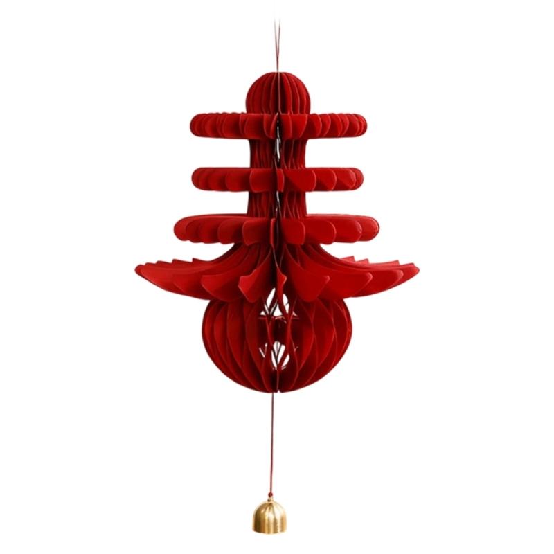 Традиционный настенный аксессуар «Двойное счастье» Празднование Весеннего фестиваля Ручная работа из бумаги Для помещений и улицы