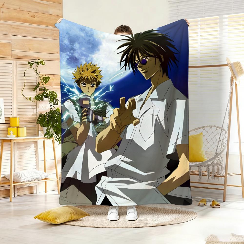 Urban Superpower Anime GGetBackers Throw Lightweight g Flannel Blanket Soft Skinfriendly for Summer Cooling